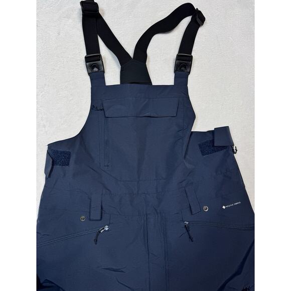 Flylow Men's Tannen Navy Bib Pants Insulated Ski/Snowboard Size XL Style 1350 - Picture 2 of 9